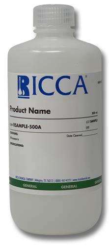 R3171000-500A | Fluoride Standard 100 ppm F . 500 mL Poly natural